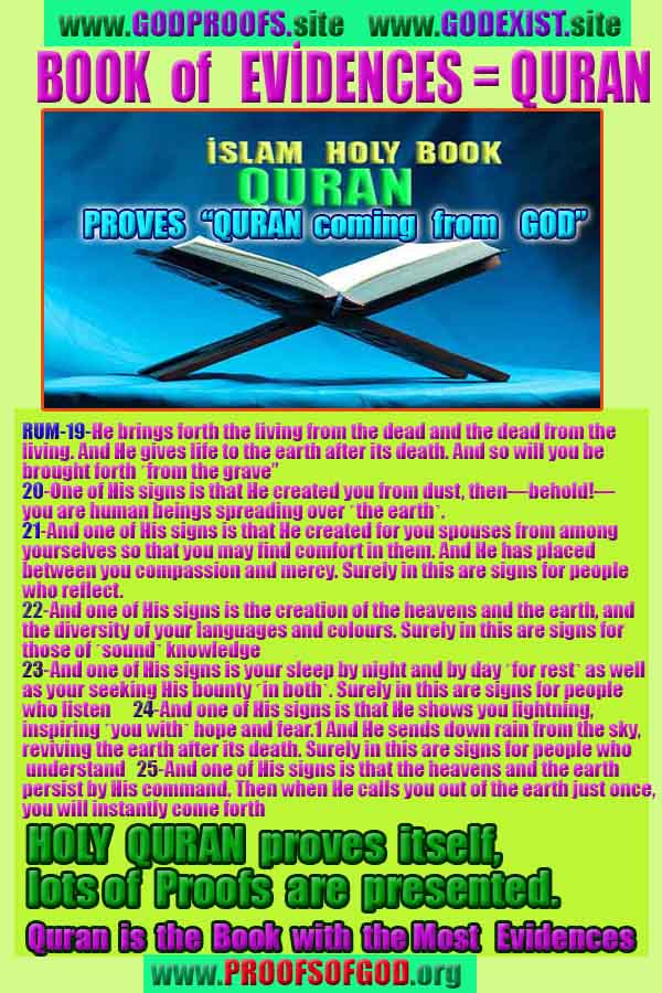 evidences of God, proofs of God, proof of God, signs of God, God is real proofs, God exists proofs, god's signs